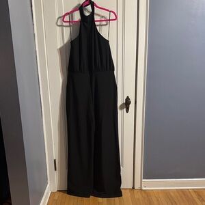 Lulu's Black Halter Jumpsuit
